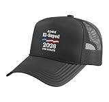 Abdul El-Sayed for Michigan Senate 2026 Democratic Trucker Hat with Adjustable Mesh Back, Black