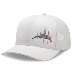 (White Hat) Orange Gray Silver