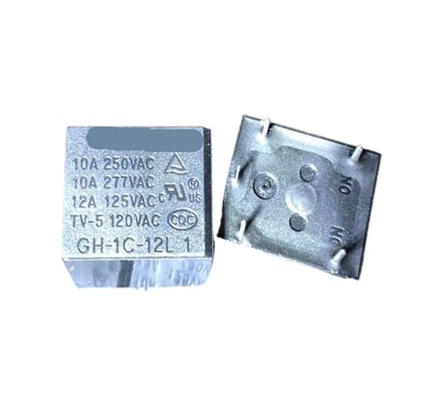 Relé de 5 pines GH-1C-12L1 12V 12A T73-1C de alta precisión para circuitos