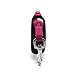 PET&CUDDLE Retractable Dog Leash, 16 ft for S to L Dogs Up to 110 lbs, Easy Lock/Release Button and Ergonomic Handle, Heavy Duty Tangle-Free Nylon Ribbon Leash - (Small/Medium, Black+Pink)