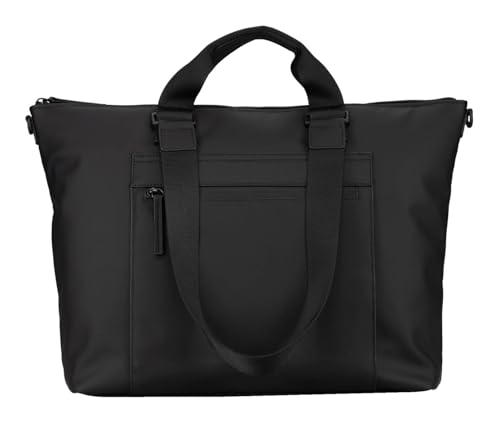 Sac shopper ordinateur JOST Halmstad Business Shopper noir pour le quotidien