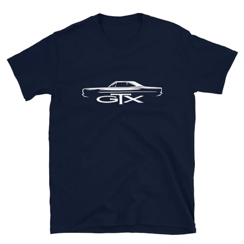 Plymouth GTX Outline Men's T-Shirt - Classic Muscle Car Design