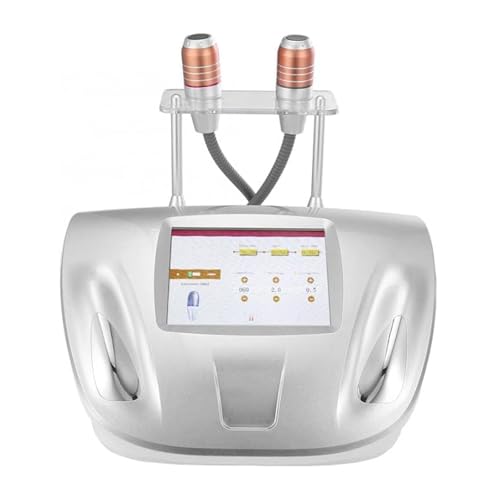 Máquina VMax Hifu, máquina de belleza facial portátil con 2 asas, herramienta antiarrugas para rejuvenecimiento de la piel, dispositivo de belleza tallado con radar, para levantamiento facial, estiram
