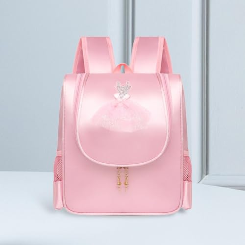 Ballet Bag Gym Bag Zip Closure Dance Shoe Bag for Fitness Gift Gymnastics Travel, pink2