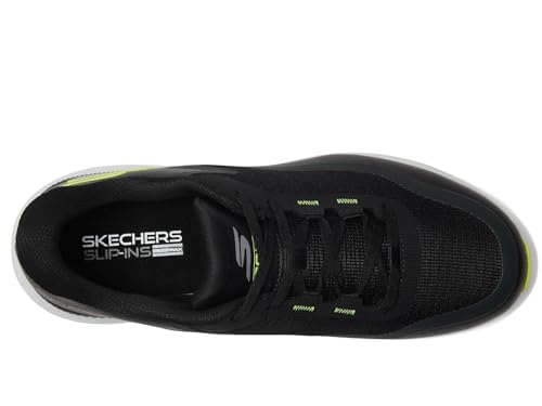 Skechers Men's Flight Spikeless Slip-in Golf Shoe Sneaker, Black, 10