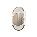 Bravura Hardware 936 Nashville Knob Privacy Lockset with Modern Arched Trim for Bedroom/Bathroom, Satin Nickel