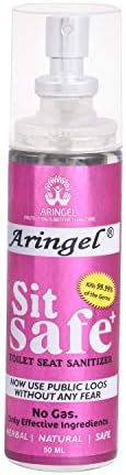 Aringel Sit Safe Toilet Seat Sanitizer 50ml Each Set of (5)