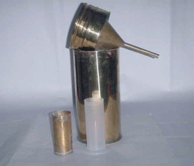 New Verma Optical Rain Gauge Brass with Measuring Cylinder-picture-11