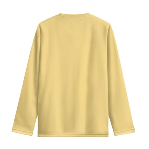Image of Girls Long Sleeve Shirts Casual Crewneck Soft T-shirts for Girls 3-16 Years Old