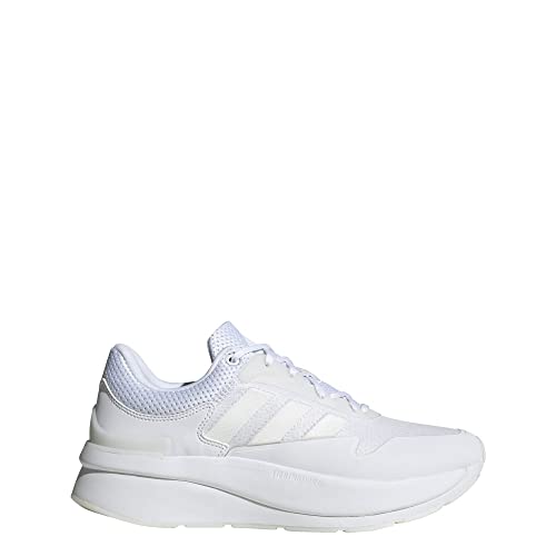 Adidas Men's ZNCHILL Running Shoe, White/White/Black, 9.5