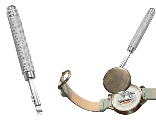 Lhbwhiz UhrendeckelöFfner,öFfner FüR Armbanduhr,Profi Uhren Reparatur Werkzeug,Pry Gehäusebodenöffner für Armbanduhren Uhr,Batteriewechsel UhrHebelmesser,für Verschiedenen Größen Armbanduhren Uhr