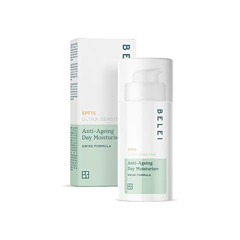 Amazon Brand - Belei - Ultra Sensitive Anti-Ageing Day Moisturiser with SPF 15, 50 ml Cover