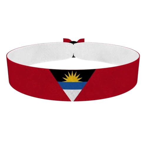 Druck-Palast Accessoire en tissu Antigua-et-Barbuda - Bijou avec drapeau - Imperméable et durable - Article unisexe pour événements sportifs, festivals et voyages - Idées cadeaux pour occasions