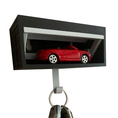 車庫用キーホルダー - 壁掛けキーフック 楽しいデザイン - 玄関 アパート キッチン RV ポーチ用ホームデコレーションアクセント