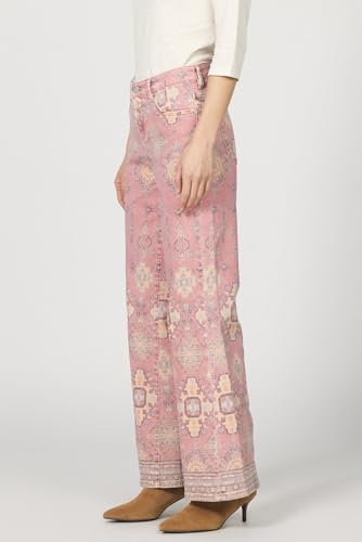 DEAR JOHN Micah Wide Leg Jeans Mid Rise Raw Cut Hem Full Long Inseam Length Women's Denim4