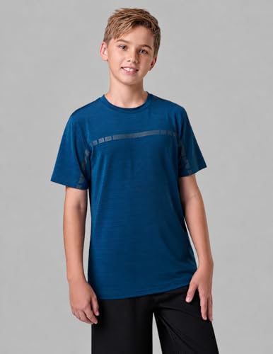Image of 5 Pack Youth Boys Athletic Dry Fit T Shirts