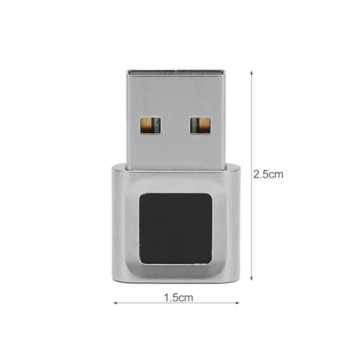 USB Fingerprint Reader, Portable Security Key Biometric Fingerprint Scanner USB Fingerprint Key Reader for 10 11 32/64 Bits - Image 4