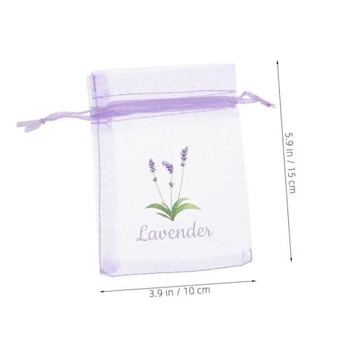 Bolsas de gasa con cordón para sachets aromáticos lavanda 20 pcs miniatura 2