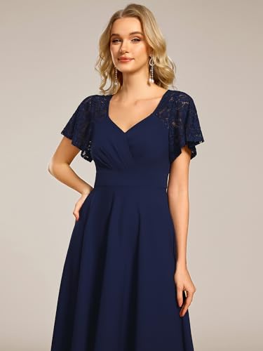 Robe midi mariage invitée haute élasticité pour sublimer toutes les silhouettes - 3