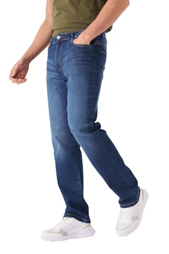 JMOJO Men Relaxed Fit Jeans - Casual Denim Pant for Outings - Stretch Men Jeans