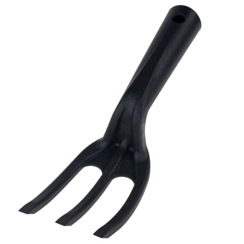 Rastrillo manual pequeño para jardinería R CULTIVATOR , dimensiones (mm) 270x78x54, color Negro