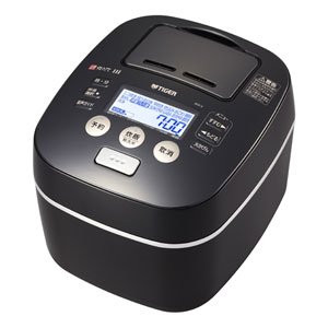Amazon | タイガー 土鍋圧力IH炊飯ジャー（8合炊き） ブラックTIGER