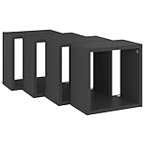 Mit seinem praktischen Design ist dieses Wand-Würfelregal-Set ein echter Blickfänger in Ihrem Wohnzimmer, Schlafzimmer usw.