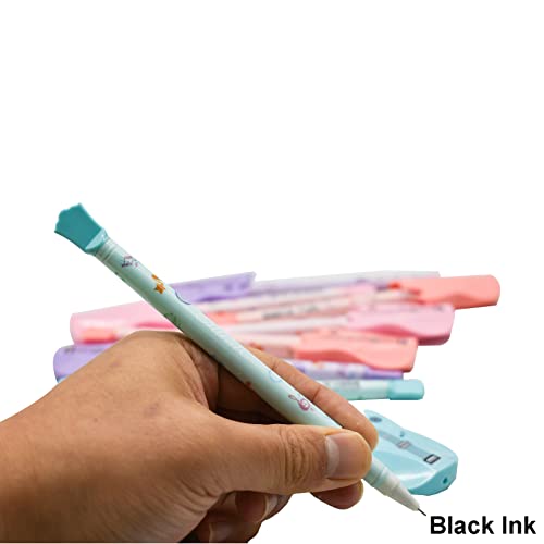Maydahui Pack de 8 Bolígrafos Rollerbola Forma Guitarra miniatura 5