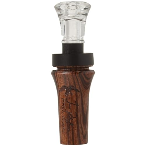 Duck Commander Jase Robertson Pro Series Duck Call - Easy Blowing, Double Reed Wood Duck Call for Duck Hunting Accessories - Tigerwood