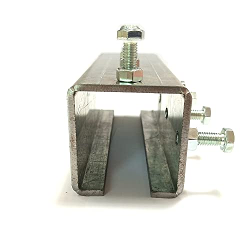 Rhking Strut Channel Connector Extend Bracket Stable Connection Accurate Positioning For Use With 1-5/8" Wide And 1-5/8" Height Strut Channel #TOP5