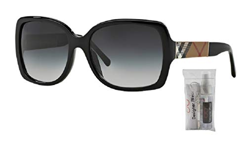 BURBERRY BE4160 Square Sunglasses For Women +BUNDLE with ACCESSORY EYEWEAR KIT2