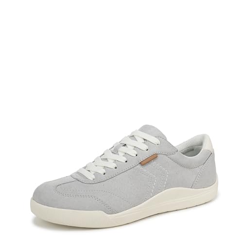 Dr. Scholl's Women's Be True Lace Up Sneaker Sneaker Light Grey Micro 8.5 M