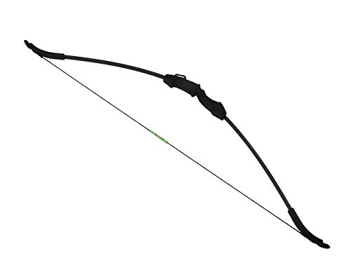 HANSPY Pfeil und Bogen Set für Junior Jagd Anfänger Bogen Recurve Bogenschießen Langbogen Outdoor Kit 15LB für Kinder Teenager (Schwarz)