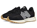 New Balance Women's 327 Sneaker, Black/Black, 8.5 UK