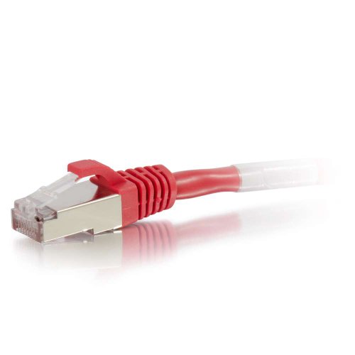 C2G/Cables to Go 00855 Cat6 Snagless Shielded (STP) Network Patch Cable, Red (20 Feet/6.09 Meters), 20 ' - Image 2