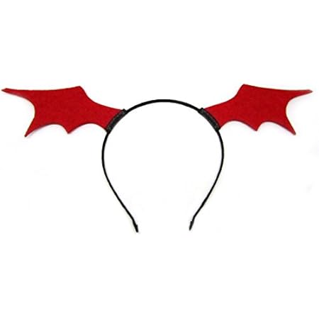 Amazon なりきり 悪魔 コスプレ デビル カチューシャ 赤 コウモリ の 羽 コスプレ 仮装 通販