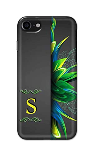 Image of Name II Initial II Letter Alphabet S Hard Back Case Cover for Apple iPhone 7 (4.7 inch) / iPhone 8 (4.7 inch) / iPhone SE 2020, A1778, A1660 Back Cover -(J5) VNS2222