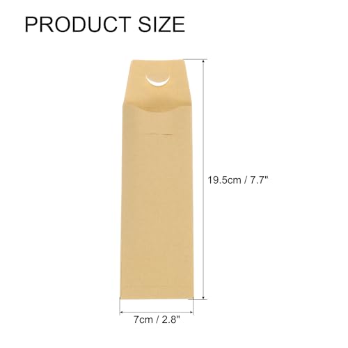 Sacs en papier kraft jetables pour couverts de table 19x7 cm