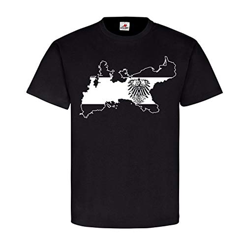 Prussian Eagle T-shirt Masuria Noir 4XL Coupe Ample Confort - 2