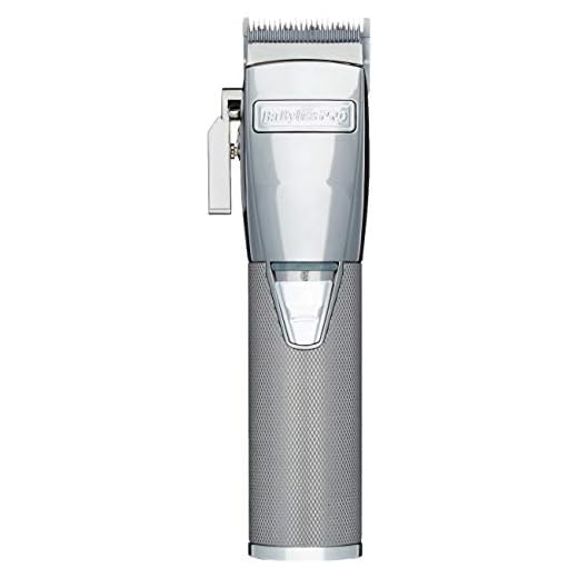 BaBylissPRO Barberology Hair Clipper For Men FX870S SILVERFX Cord/Cordless Professional Hair Clipper