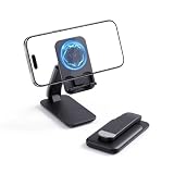 iWALK StandMe Duogrip マグネット＋フック2WAY 卓上スマホスタンド 高さ・角度調節 折り畳み MagSafe対応 ブラック