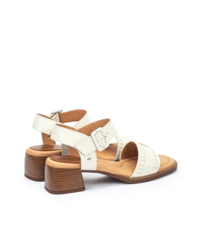 PIKOLINOS Heeled Sandals Leather Oliva for Woman3