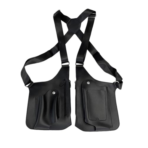 Bolso de pecho táctico para hombre ideal para deportes al aire libre y ciclismo