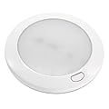Dream lighting RV 12 Volt Light Fixtures with Dimmer Switch 5" White Shell Interior Ceiling Light Cool White Panel Downlight