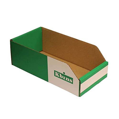 Pack of 50 K Bins - 100mm High Cardboard Storage/Picking Bins (300 x 150mm - A3015)