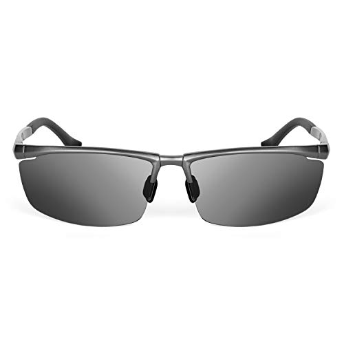 XXL Extra Large Polarized Sports Mens Driving Sunglasses oversized 150mm wide metal frame