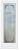 Frosted Glass Pantry Door - Lenora (Element) - 1D Negative Frosted - Traditional - 24" x 80" - Book/Slab Door - Primed