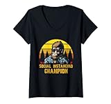 Photo Gallery donna social distancing champion divertente retro vintage bigfoot maglietta con collo a v Photo Gallery donna social distancing champion divertente retro vintage bigfoot maglietta con collo a v