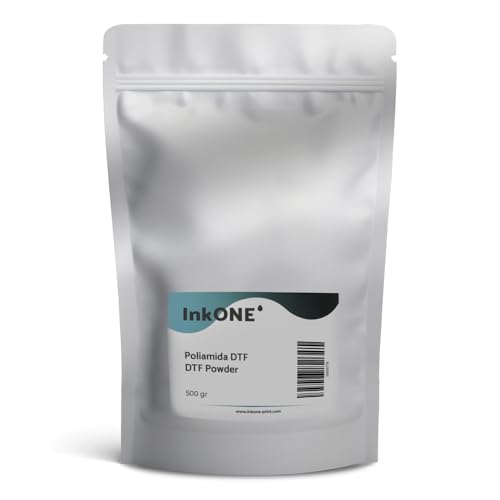 Polvo de Poliamida Blanco DTF | Adhesivo Termofusible | Compatible con Impresoras DTF | Polvo para DTF Blanco | Para Algodón, Poliéster, Mezclilla y Más | Cantidad 500g