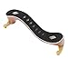 Violin Support Shoulder Rest, Comfortable Shoulder Rest Classic Wood Grain Curved Shape Nonslip Rubber Feet (1/4-1/2)